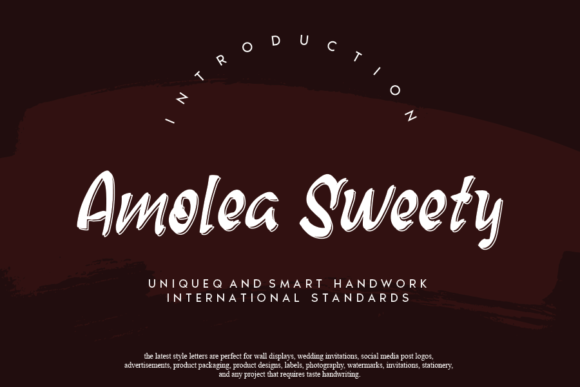 Amolea Sweety Font Review and Download