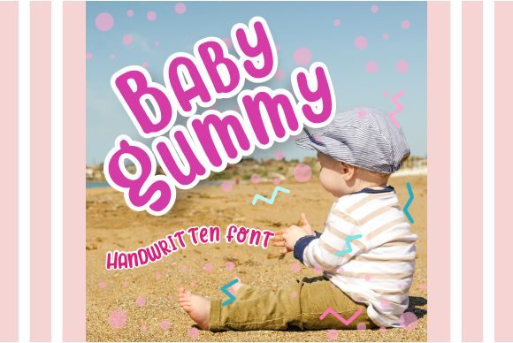 Baby Gummy: A Joyful Display Font for Creative Projects