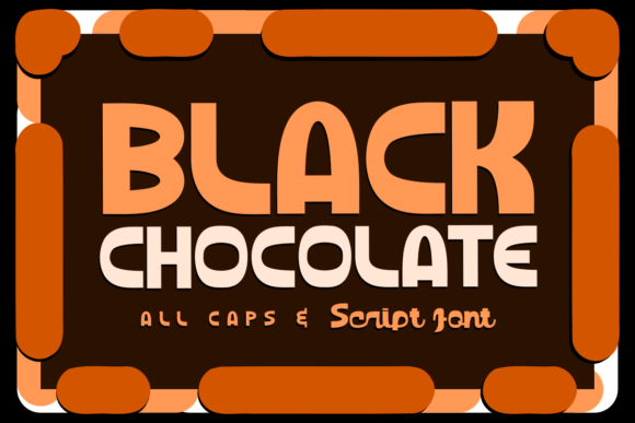 Black Chocolate: A Playful Display Font for Joyful Branding