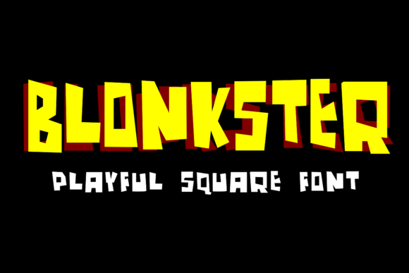 Blonkster: A Display Font for Eye-Catching Digital Campaigns