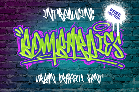 Bombardies: A Bold Display Font for Dynamic Web Design