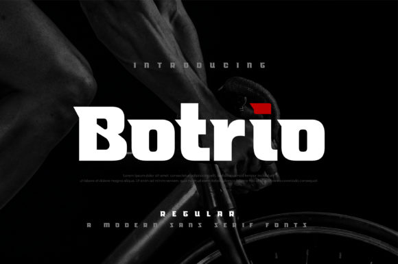 Botrio: A Classy Display Font for Handmade Creations