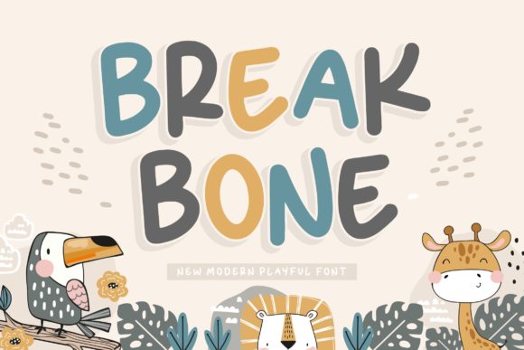 Break Bone Font for Professional Branding and Creative Projects