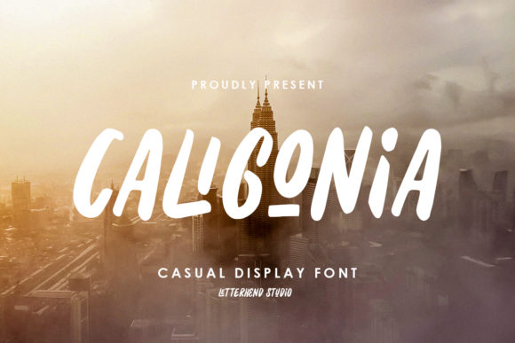 Caligonia: A Relaxing Display Font for Creative Projects