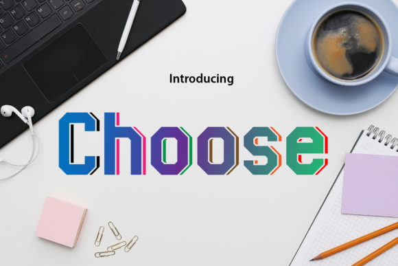Choose Font Download: A Modern Display Font for Creative Projects