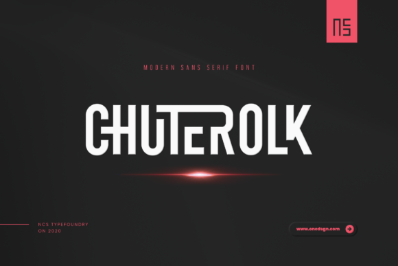 Chuterolk: A Modern Display Font for Web Design