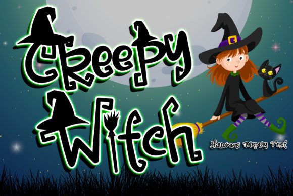 Creepy Witch Font for Bold Web Design