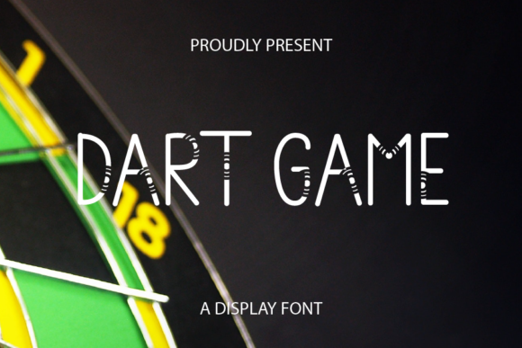 Dart Game: A Modern Display Font for Web Design