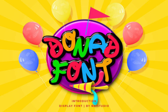 Donad: A Playful Font for Editorial Design