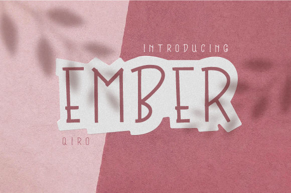 Ember: A Friendly Display Font for Modern Branding