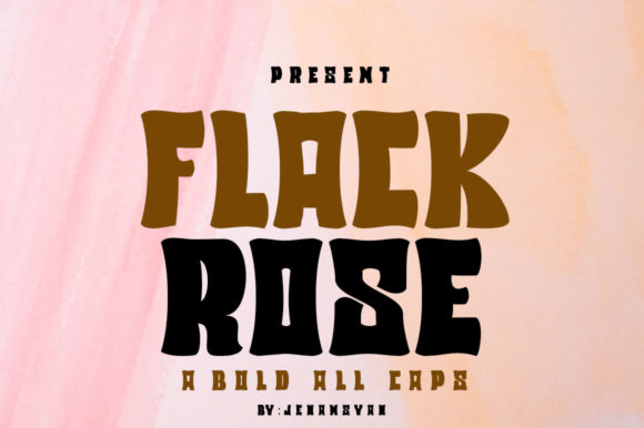 Flack Rose: A Bold Display Font for Impactful Campaigns