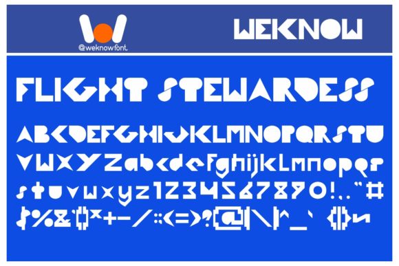 Flight Stewardess Font for Bold Creative Projects