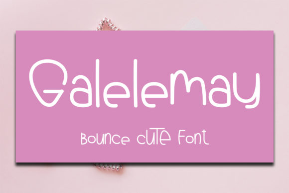 Galelemay: A Font That Elevates Branding with Charm and Elegance