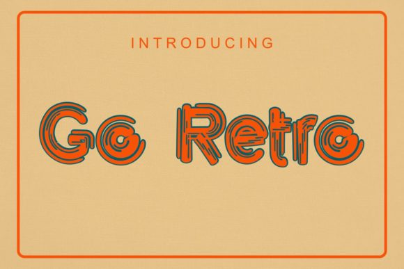 Go Retro: A Unique Display Font for Creative Branding