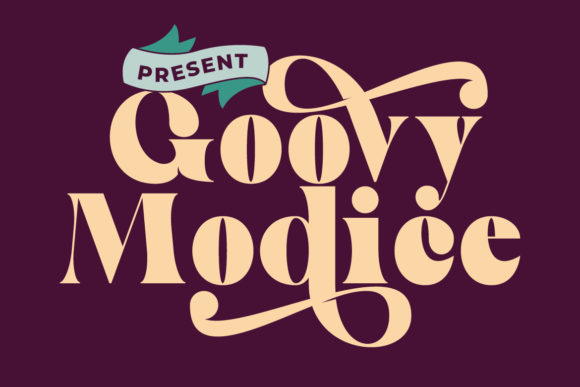 Goovy Modice: A Bold Display Font for Professional Branding