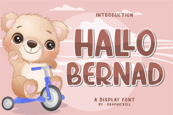 Hallo Bernad: A Display Font for Web Design and Brand Identity