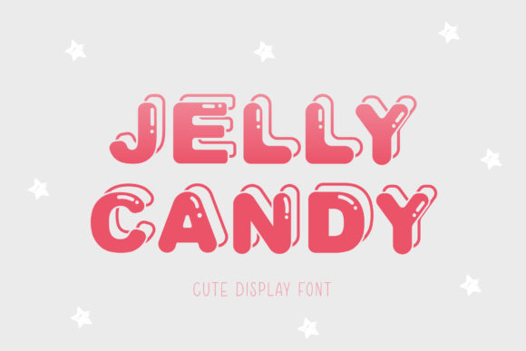 Jelly Candy: A Playful Display Font for Creative Projects