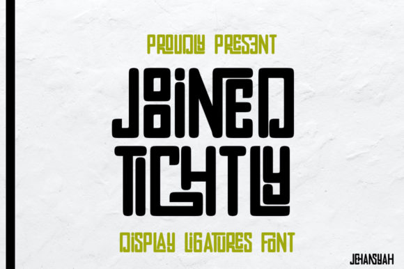 Joined Tightly: A Display Font for Bold Digital Branding