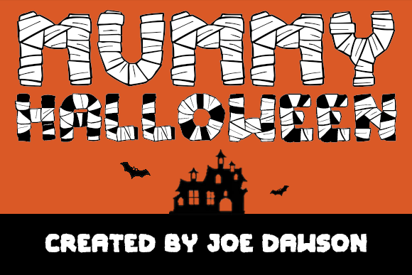 Mummy Halloween: A Bold Display Font for Creative Crafters