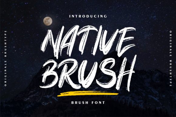 Native Brush for Bold Web Typography