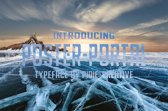Poster-Portal: A Modern Display Font for Bold Branding