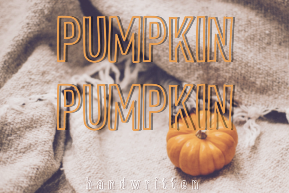 Pumpkin Pumpkin: A Bold Display Font for Branding