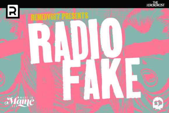 Radio Fake: A Bold Display Font for Creative Projects
