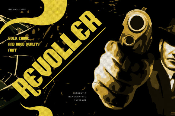 Revoller Display Font for Bold Editorial Design