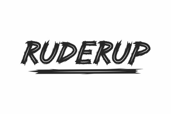 Ruderup Display Font for Bold Editorial Design