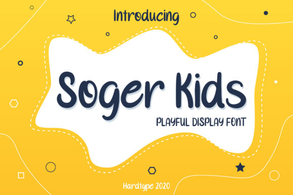 Soger Kids Font for Playful and Joyful Design