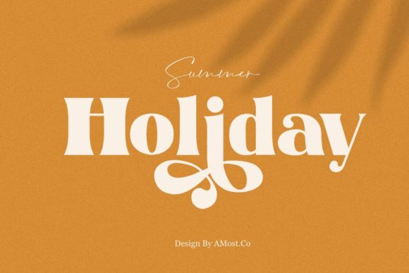 Summer Holiday Font for Bold Branding and Creative Projects
